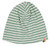 Beanie Leinen Streifen bamboo Natur Loud+Proud