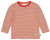 Shirt Langarmshirt Streifenshirt Leinenshirt Loud+Proud copper