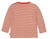 Shirt Langarmshirt Streifenshirt Leinenshirt Loud+Proud copper
