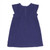 Neela Musselin Kleid navy