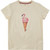 T-Shirt creme mit Eis Flamingo von The New
