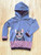 Kiezkinder Hoodie Maus grau