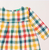 Little Green Radicals - Autumn Rainbow Check Smock Dress