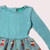 Little Green Radicals - Night Time Foxes Little Twirler Dress