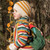 Little Green Radicals - Strick Beanie Gold Striped