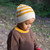Little Green Radicals - Strick Beanie Gold Striped