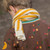 Little Green Radicals - Strickschal Gold Striped