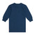 Sense Organics Kleid Sweatkleid marine LAI Navy mit Applikation