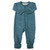 Joha - Jumpsuit Schlafanzug Wolle-Bambus 2 in1 foot blau