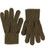 Celavi Fingerhandschuhe Wolle schlamm oliv