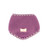 Pickapooh - Wollfleece Halstuch Ringel altrosa