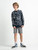 Petrol - Sweater Druck Auto Dark Navy