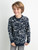 Petrol - Sweater Druck Auto Dark Navy