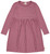 Loud+Proud Kleid Rippe Grape Streifen
