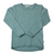 Joha - Shirt Langarm Rippe Wolle Aqua melange