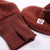 Müsli - Wool Fleece Booties zimt