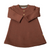 Joha - Kleid Merinowolle Jacquard zimt