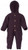 Engel - Wollfleece Overall mit Kapuze lila melange