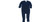 Reiff -Overall Twist Merinowolle Strick marine