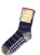HirschNatur - extra dicke Ringelstoppersocke reine Wolle kbT marine /jeans