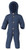 Engel - Wollfleece Overall mit Kapuze blau melange