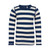 Celavi - Shirt Wolle Streifen marine-natur