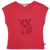 Enfant Terrible - Top Leopard mit Stickerei Brock red