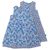 Enfant Terrible - Organic Wendekleid Schmetterlinge & Grafik sky blue white