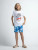 Petrol - Classic Print T-Shirt Bright White
