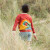 Little Green Radicals - Rainbow Design Cardigan rostrot