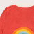 Little Green Radicals - Rainbow Design Cardigan rostrot
