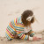Little Green Radicals - Summer Rainbow Striped Cardigan Strick