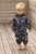 Minymo - Softshell Anzug Blue Nights Dino Astronaut