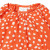 Sense Organics - Shirt Musselin Kaddi Rusty Red Punkte