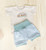 Kiezkinder - Mini Ballonhose Leinen Mint Streifen