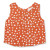 Sense Organics - Top Musselin Fari Rusty Red Punkte