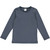 Müsli - Longsleeve Rippe Streifen Night Blue - Spa Green