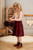 Müsli - Organic Kleid Rippe Berry Langarm