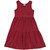 Müsli - Sommerkleid Pointel Layer Dress Lochmuster Berry Red