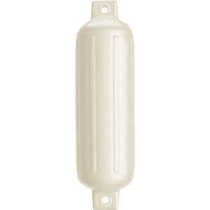 Polyform G-4 Twin Eye Fender 6.5" x 22" - Metallic White [G-4 METALLIC WHITE]