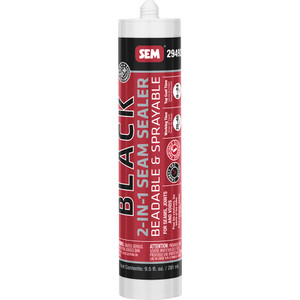 SEM 2-IN-1 Seam Sealer - 9.5oz Tube - Black [29492]