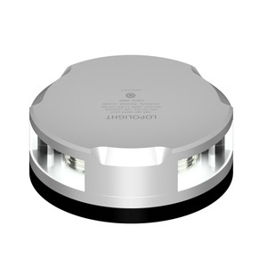 Lopolight 360-Degree Anchor Light - 2nm - Silver Housing w\/FB Base - 2.5M Cable [201-012-FB 2.5M]