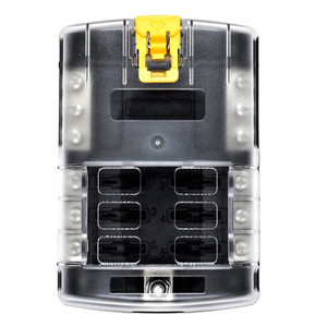 Bluewater 6 Position Fuse Block ATC w\/Yellow Slide [3200-3003-006]