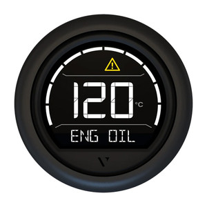 Veratron VL Digital 52 w\/Round Black Bezel [B00205702]