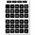 Blue Sea 4218 Square Format Label Set for Battery Management Panels - 30 [4218]