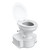 Dometic White M65 Marine Gravity Toilet - Elongated Seat Size w\/Foot Pedal [312500001]