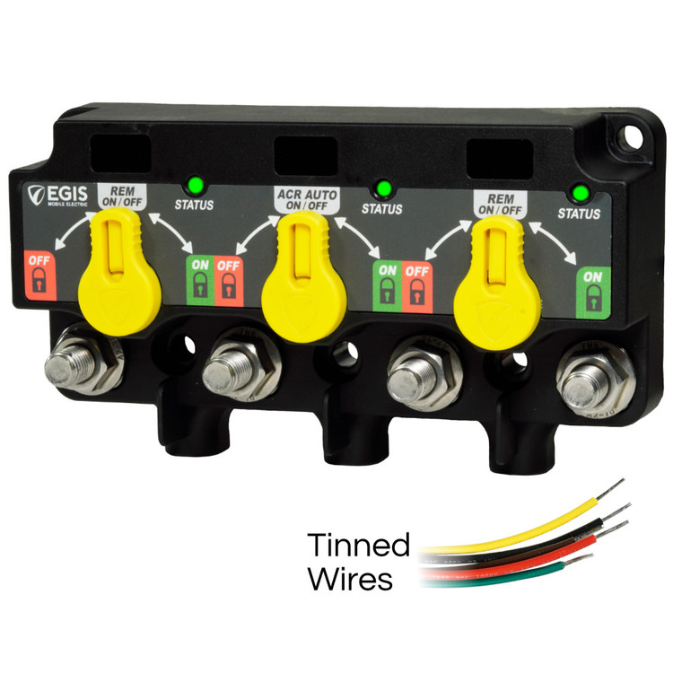 Egis XD Flex 1 Triple Relay\/ACR\/LVD w\/Knob - Tinned Wires [8730-1111]