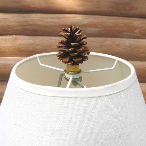 Pine Cone Lamp Finial