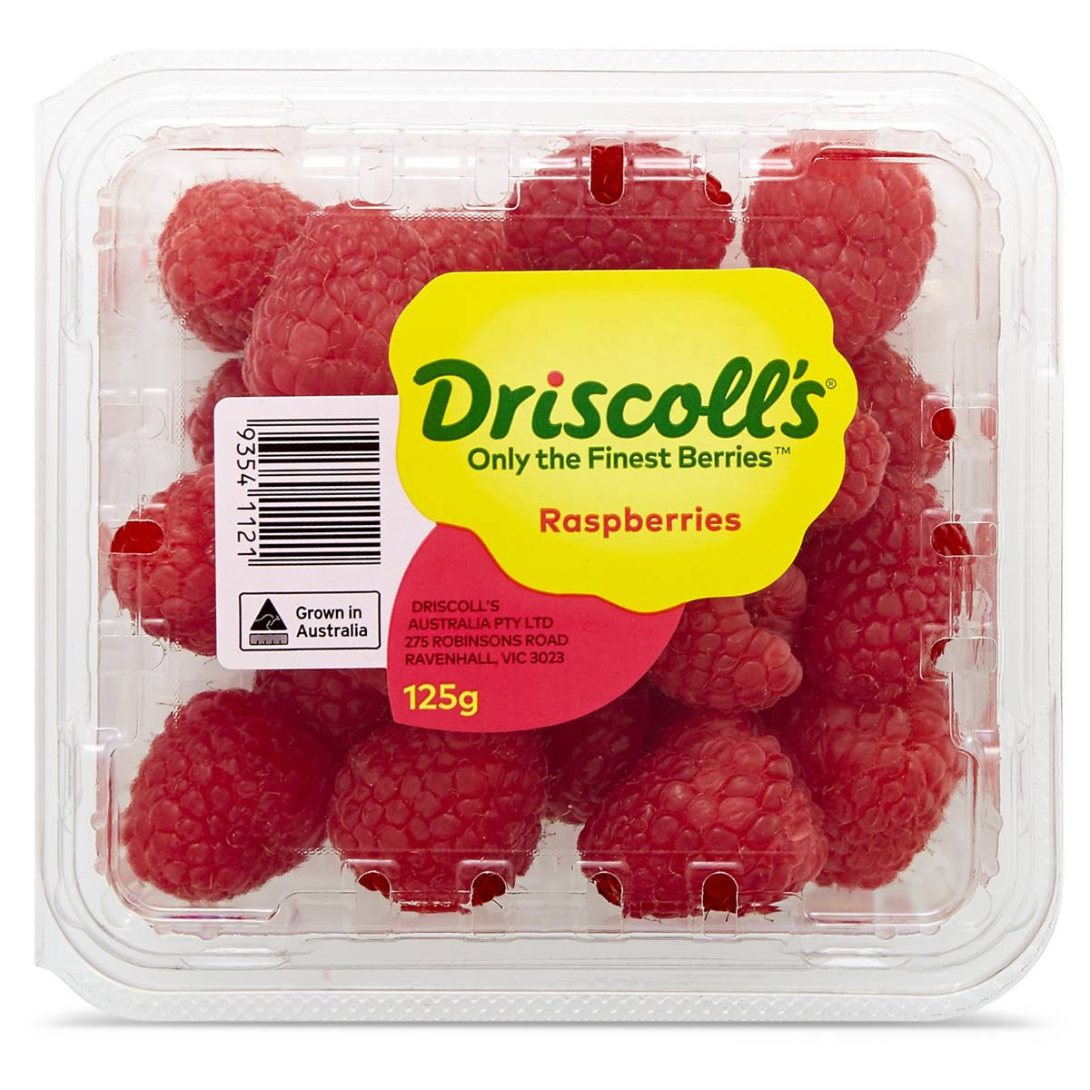 Fruit - Raspberries 125g