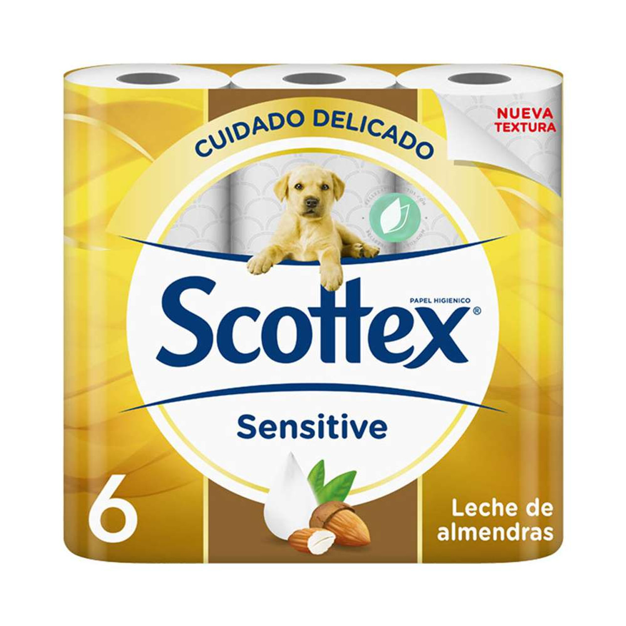 PAPEL HIGIENICO SENSITIVE SCOTTEX 6 UDS.